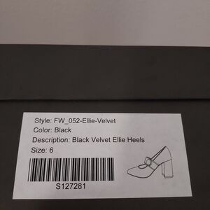 Tuckernuck Black Velvet Heels